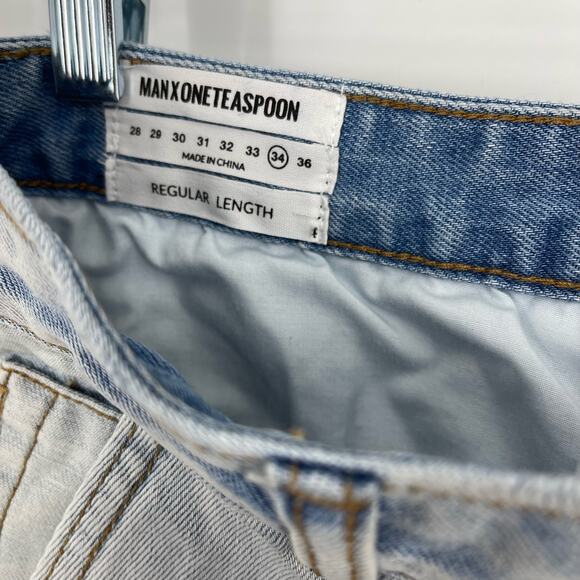 Man X One Teaspoon Mr Browns Jeans 34 Regular Brando NWT - Picture 8 of 12